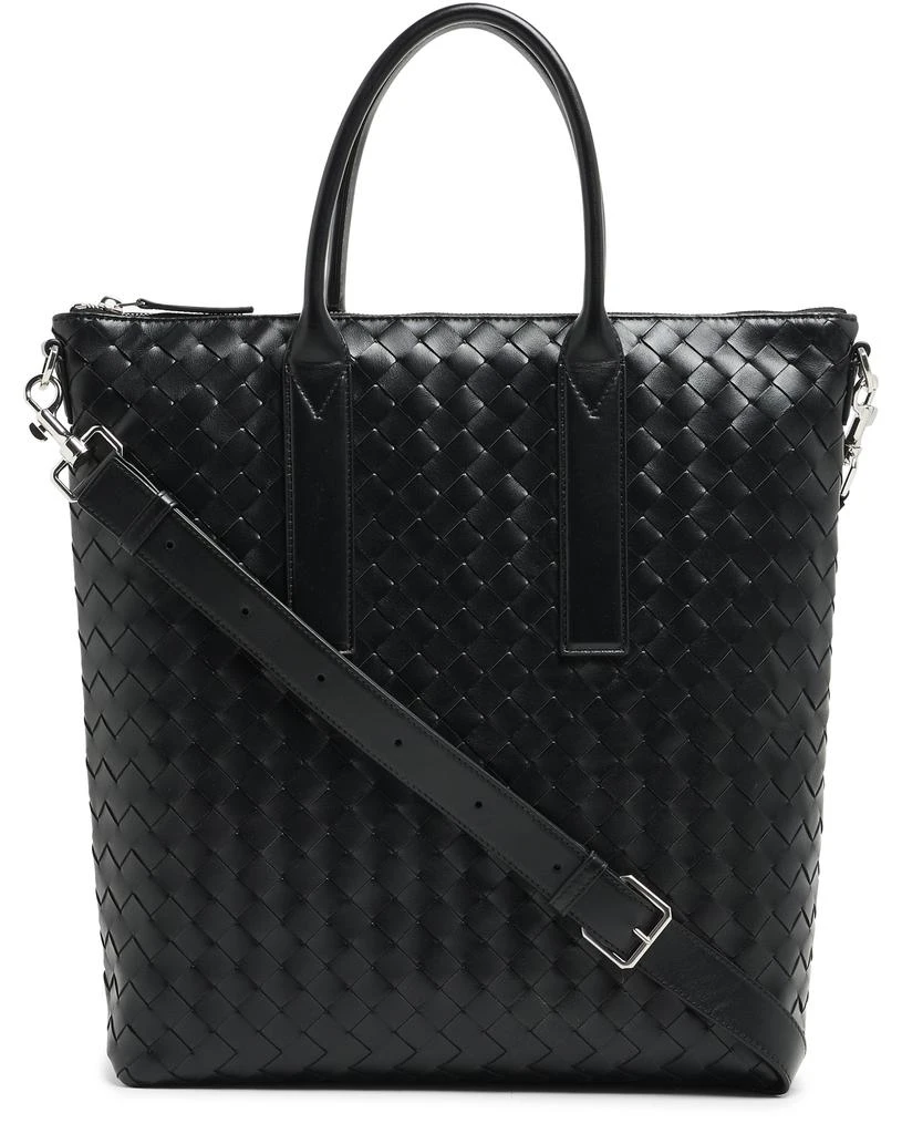 Bottega Veneta Intrecciato large size zipped tote bag 2