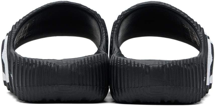 Adidas Black & White Adilette 22 Slides
