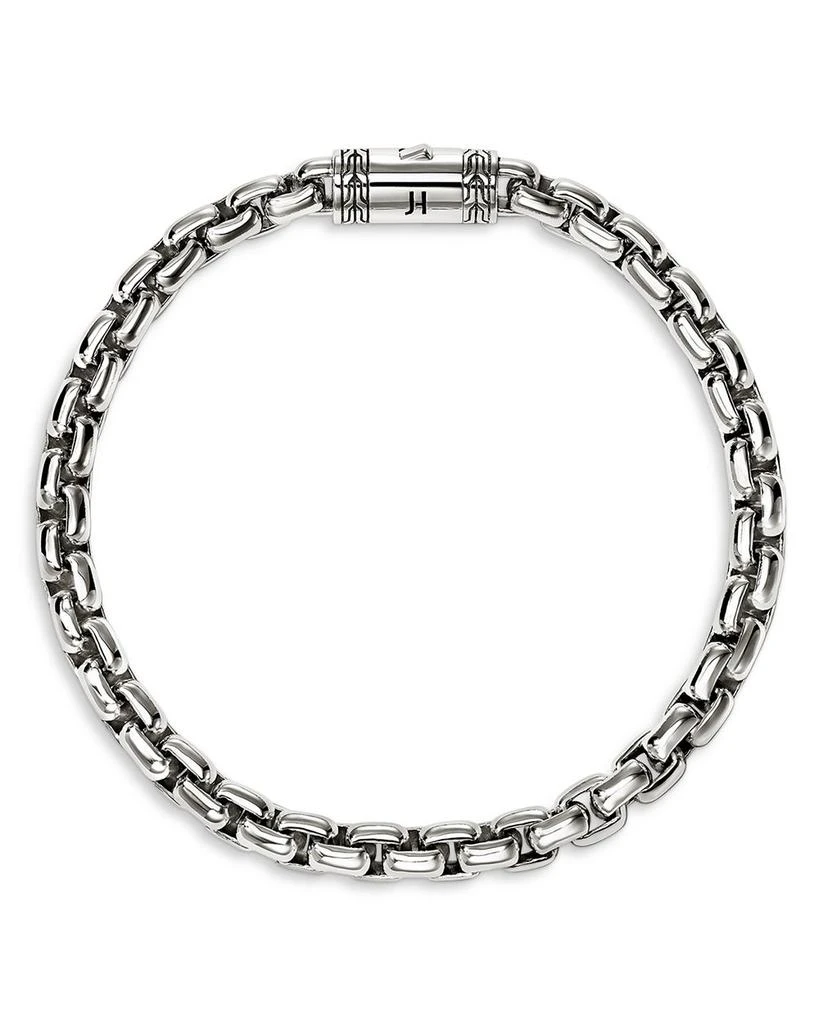 John Hardy Sterling Silver Box Chain Bracelet 3