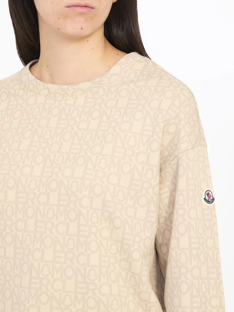 Moncler Monogram jacquard sweatshirt 5