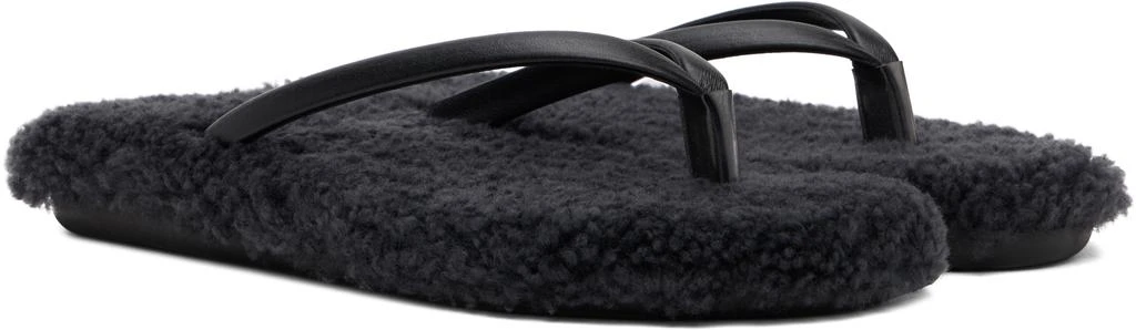 ANCIENT GREEK SANDALS Black Saionara Flip-Flops 4