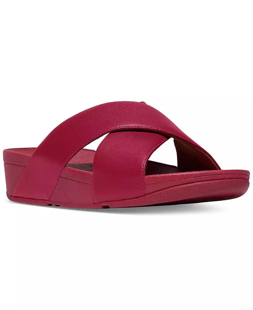FitFlop Women's Lulu Crisscross Slide Leather Sandals 1
