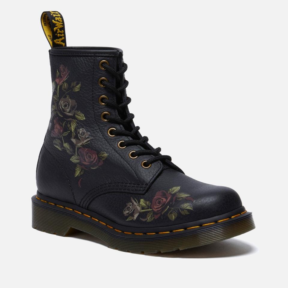 undefined DR. MARTENS WOMEN'S 1460 DECAYED ROSES LEATHER BOOTS