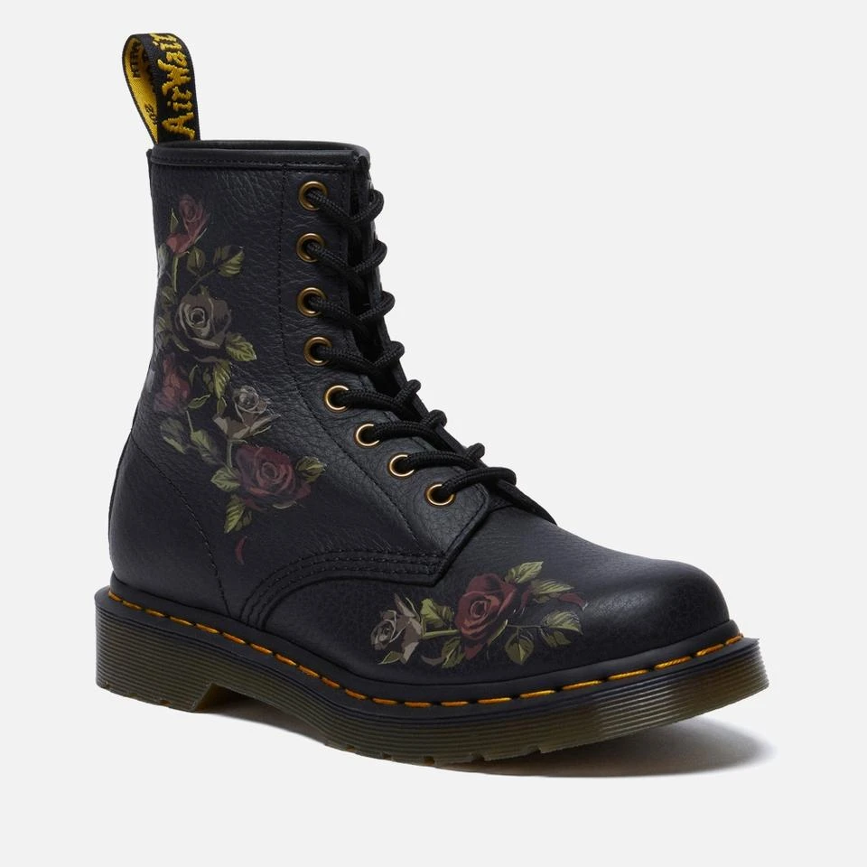 undefined DR. MARTENS WOMEN'S 1460 DECAYED ROSES LEATHER BOOTS 1