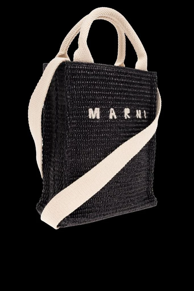 Marni Marni Logo Embroidered Shoulder Bag 3
