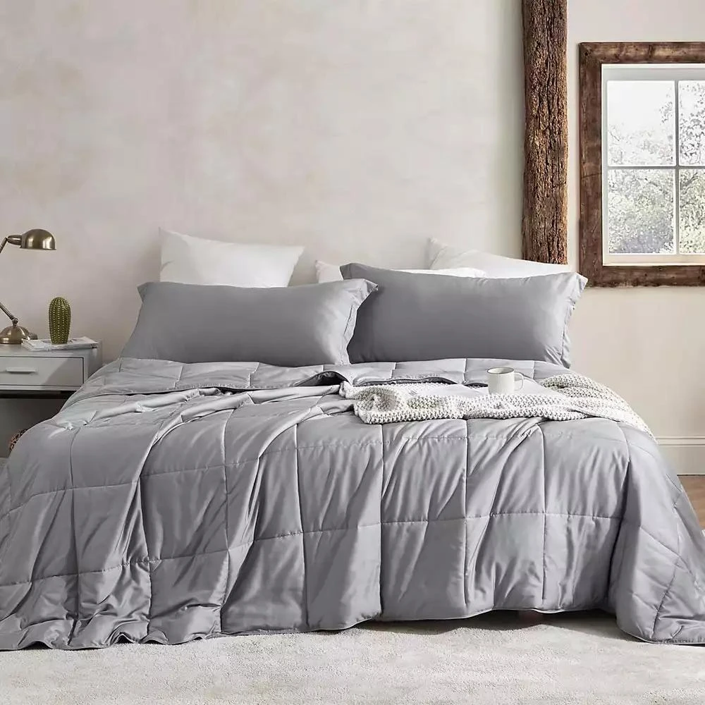 Coma Inducer Menopleasing - Oversized Cooling Comforter Set - Ultimate Gray