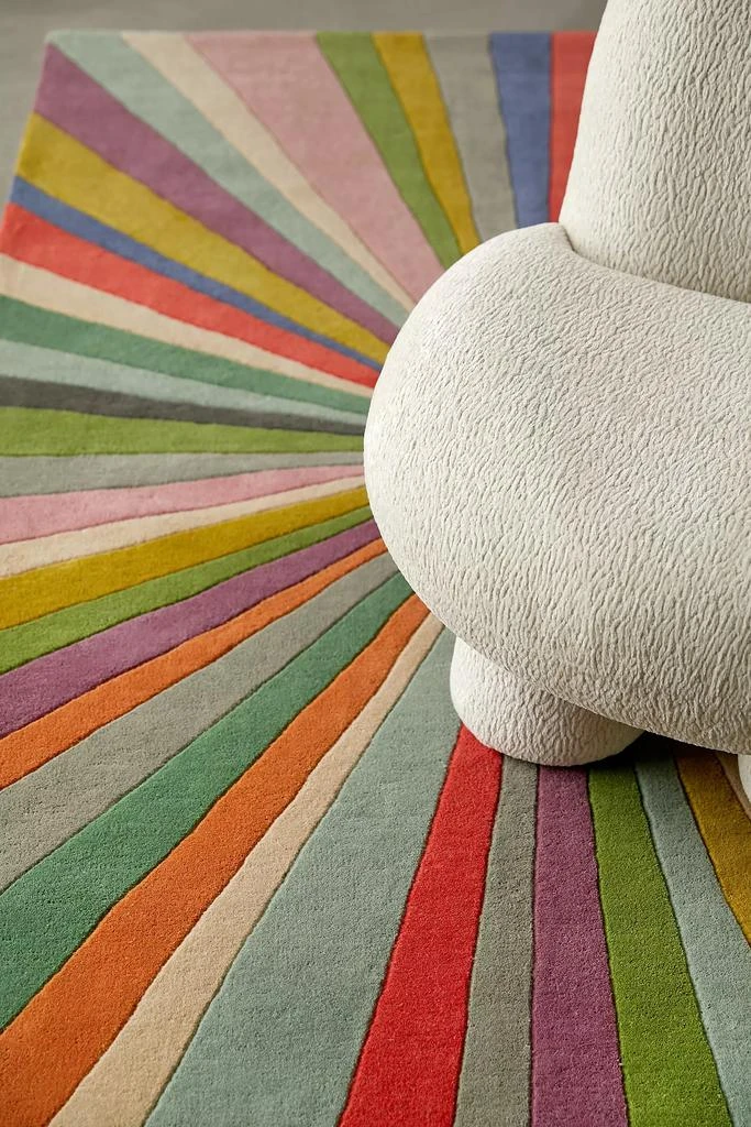 Urban Outfitters Color Bomb Tufted Rug 2