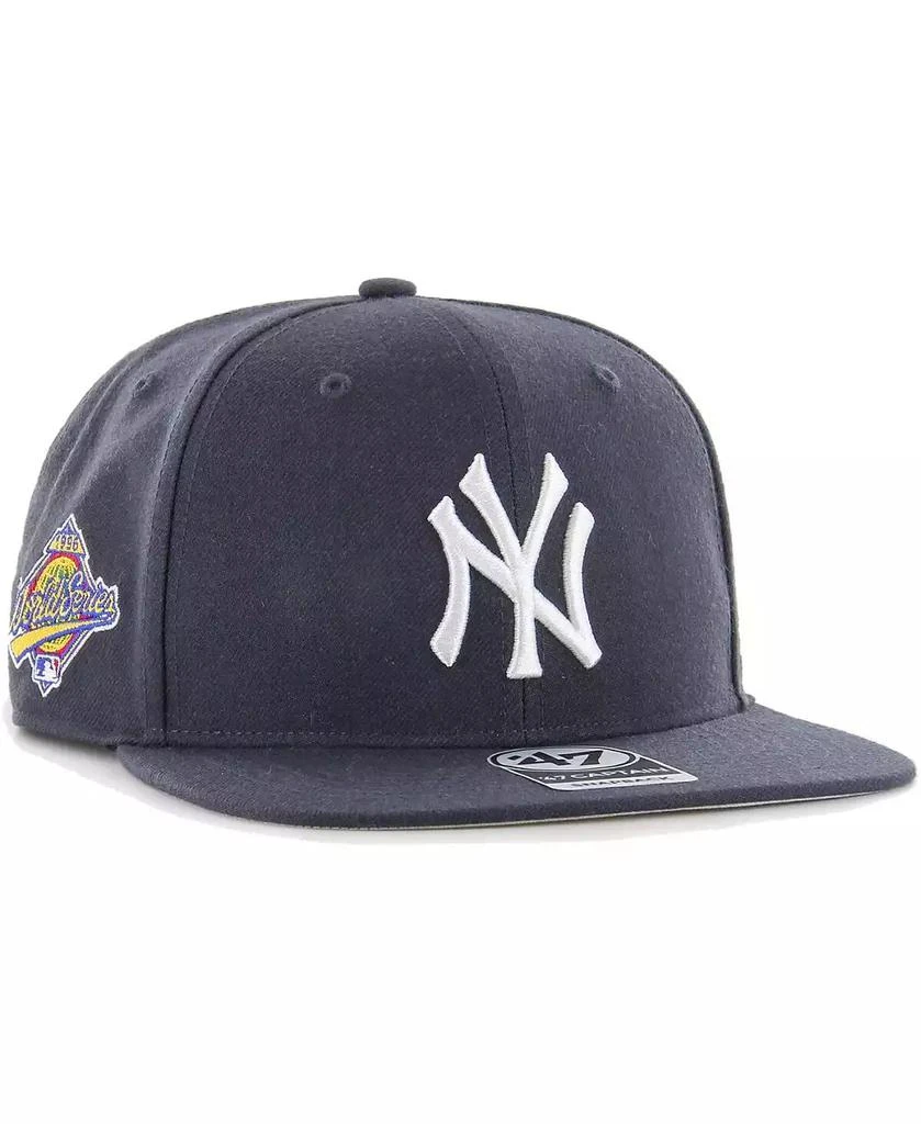47 Brand Men's Navy New York Yankees 1996 World Series Sure Shot Captain Snapback Hat 1
