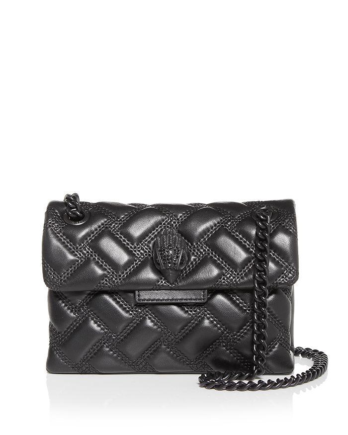 KURT GEIGER LONDON Mini Kensington Drench Leather Crossbody