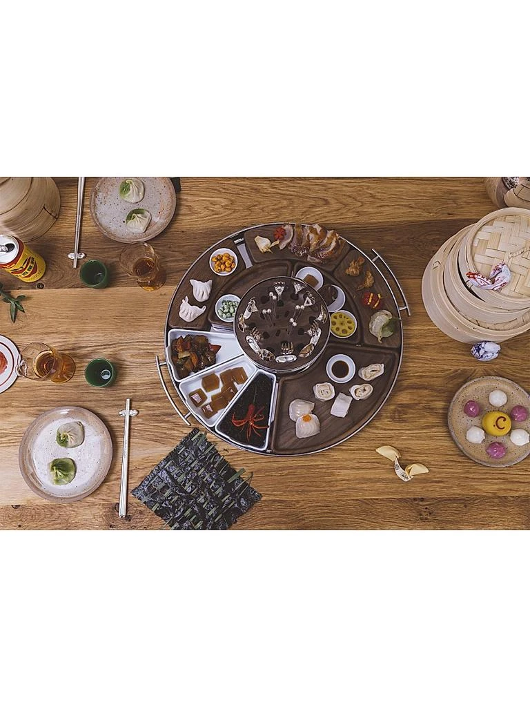 Christofle Mood Asia Stainless Steel Serving Tray Set 4