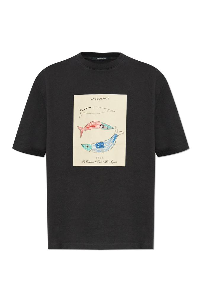 【送料&関税込】Jacquemus Typo Cotton Crew-neck T-shirt Jacquemus TYPO COTTON CREW-NECK T-SHIRT - T-Shirts - BeyondStyle