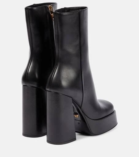 Versace Medusa Aevitas leather platform boots 3