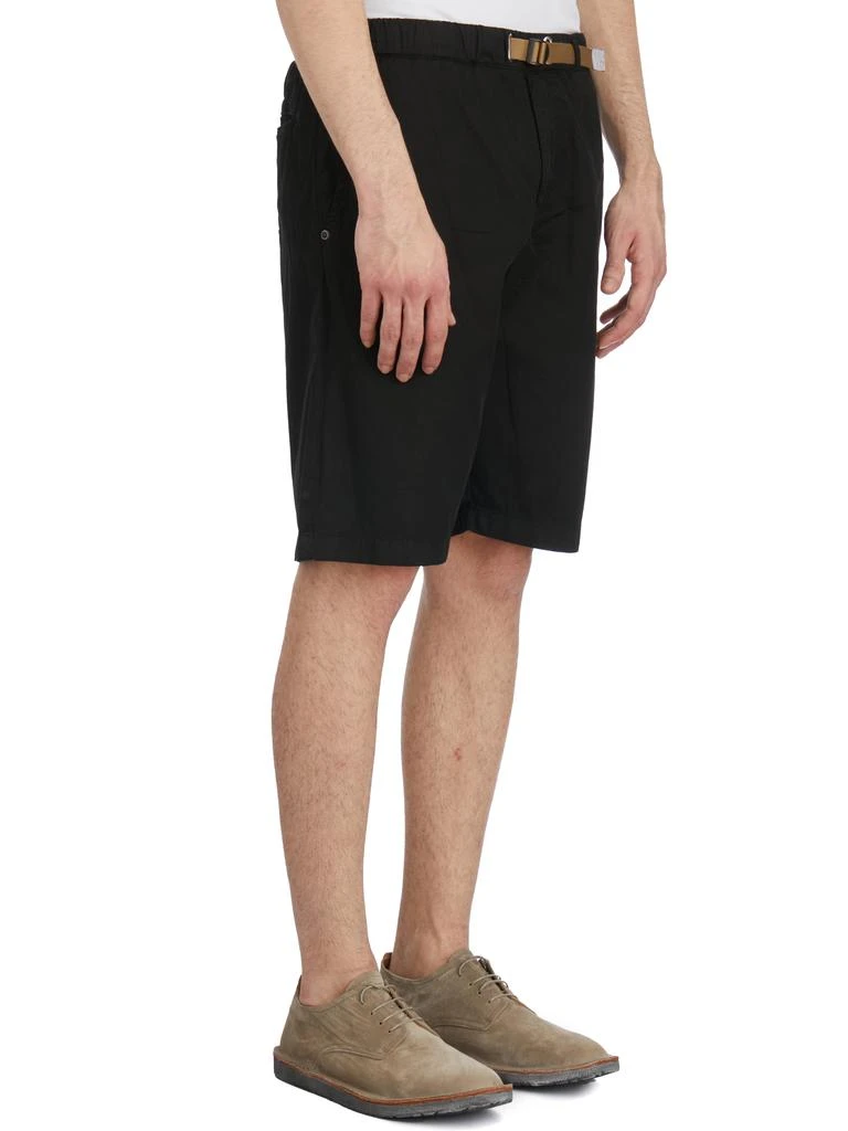 WHITE SAND COTTON AND LINEN BERMUDA SHORTS 2