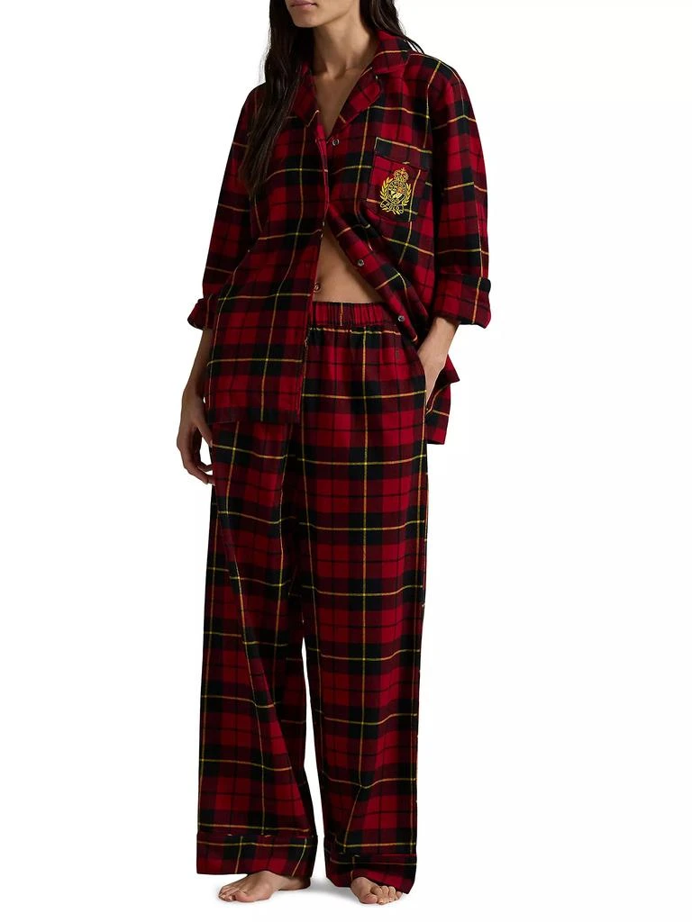 Ralph Lauren Madison Plaid Cotton Pajamas 2