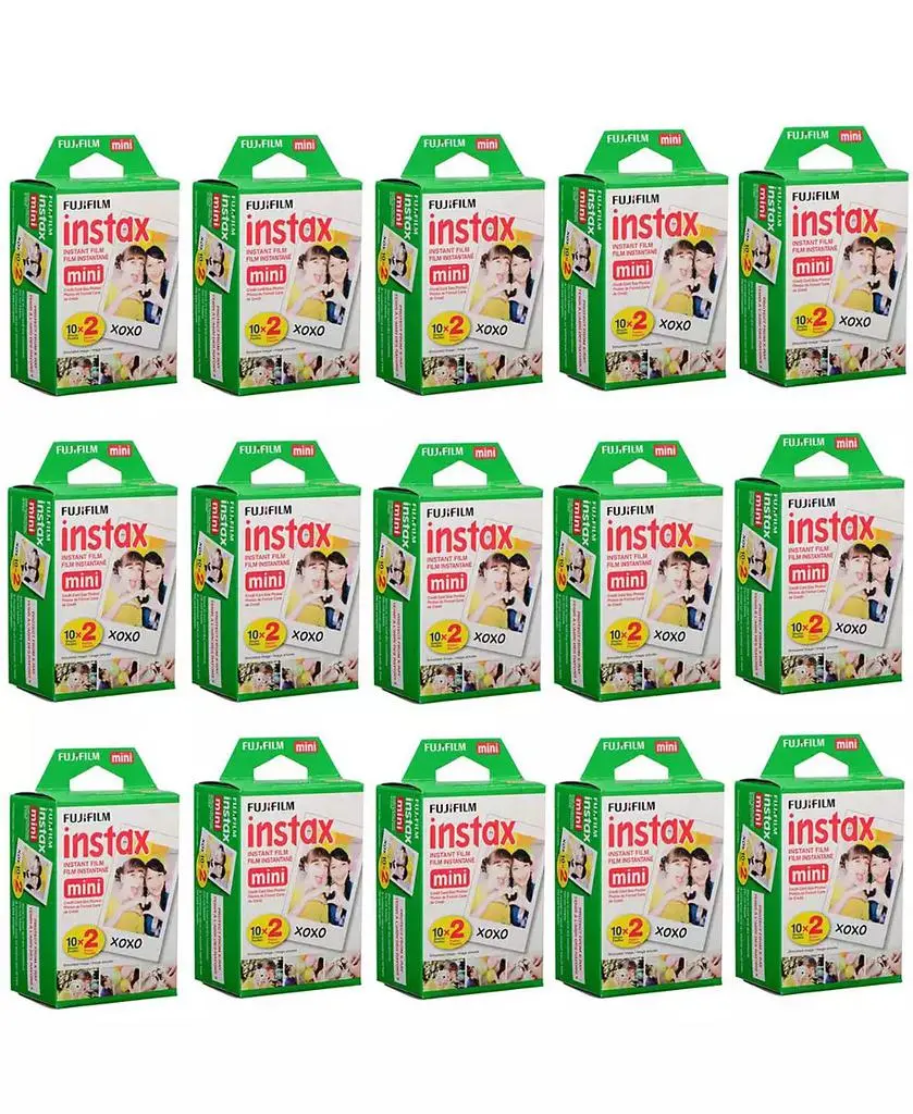 Fujifilm instax mini Instant Daylight Film Pack, 20 Exposures, 15-Pack