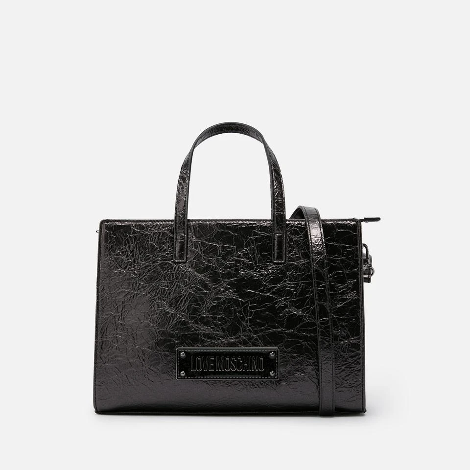 Love Moschino Love Moschino Crush Faux Leather Tote Bag 1