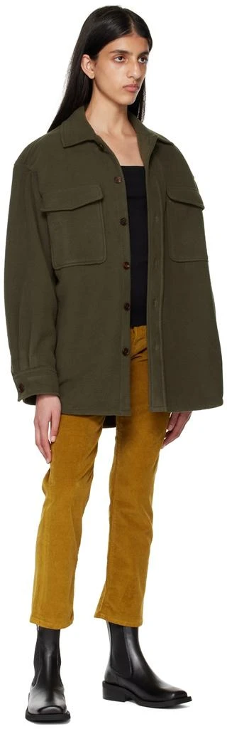 6397 Khaki Polyester Jacket 4