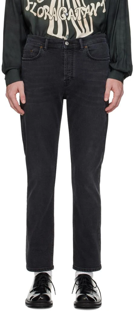 Acne Studios Black Slim-Fit River Jeans 1
