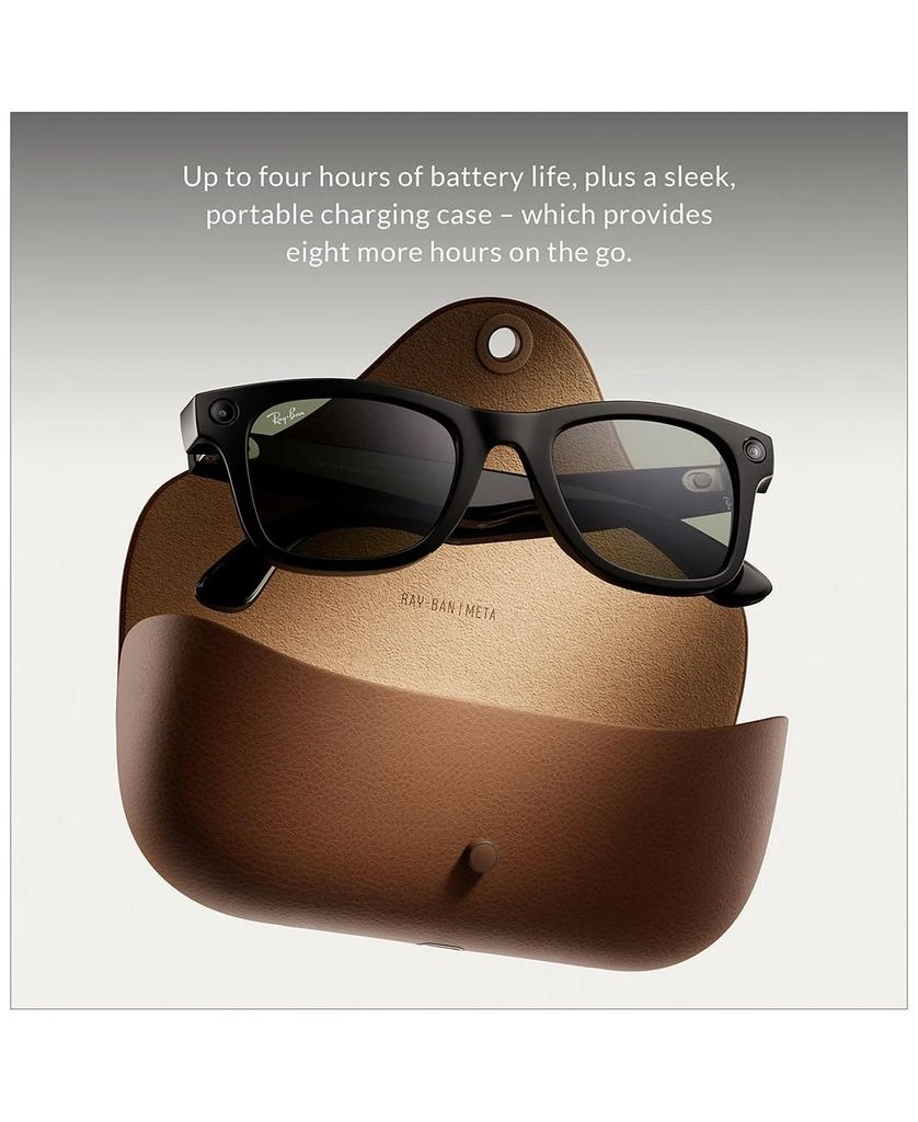 Ray-Ban Meta Skyler Transition Lens Smart Glasses, 52mm 8