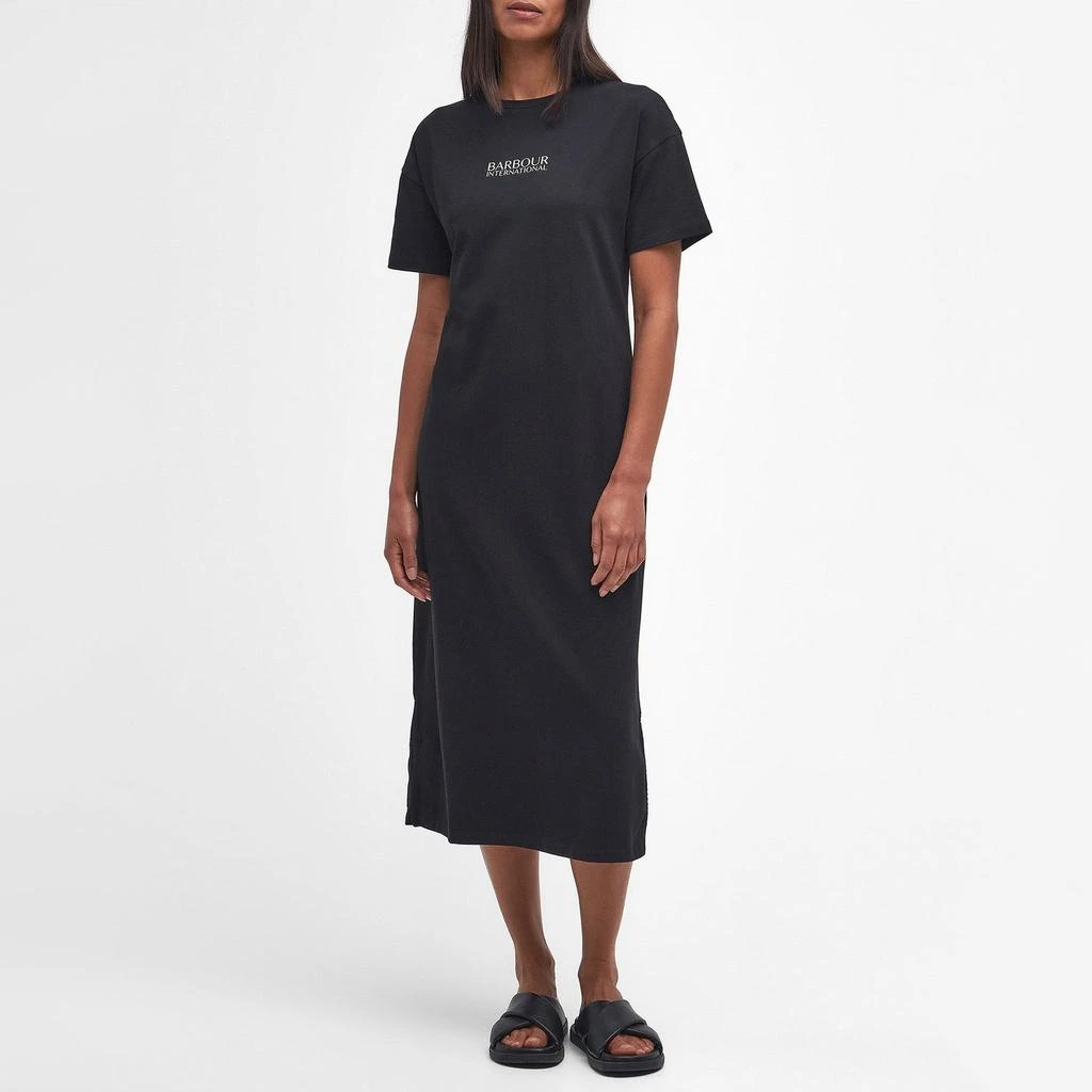 Barbour Barbour International Sofia Cotton-Blend Jersey Midi Dress 1