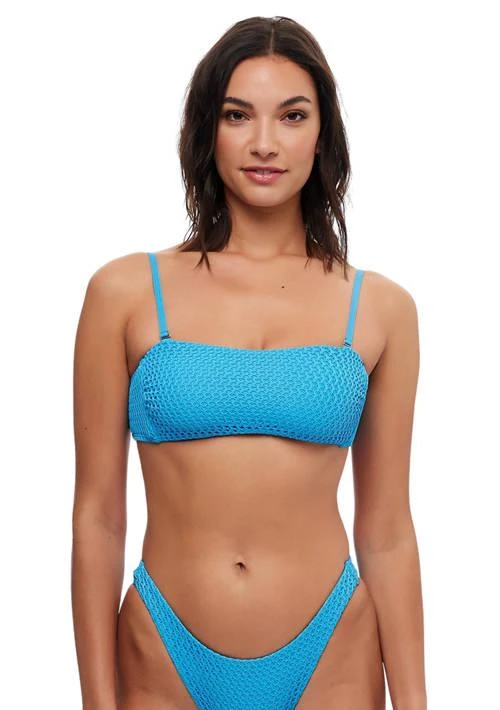 Splendid Intertwined Bandeau Swim Top