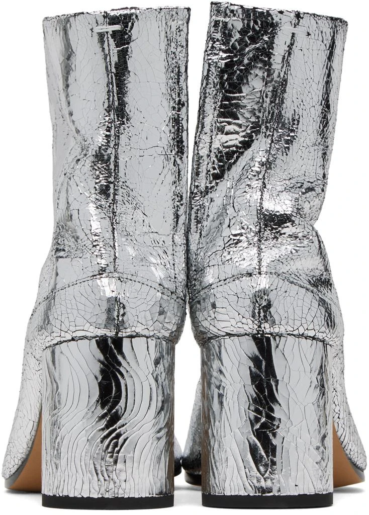 MAISON MARGIELA Silver Tabi Boots 2
