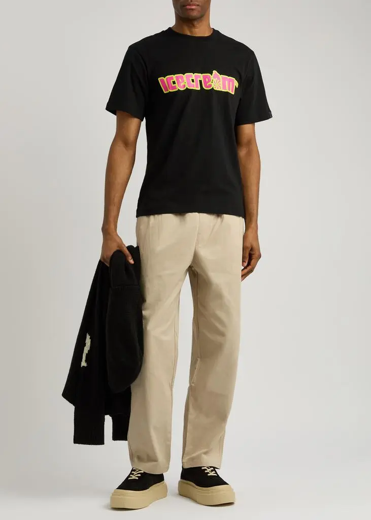 ICE CREAM Soft Serve logo cotton T-shirt 4