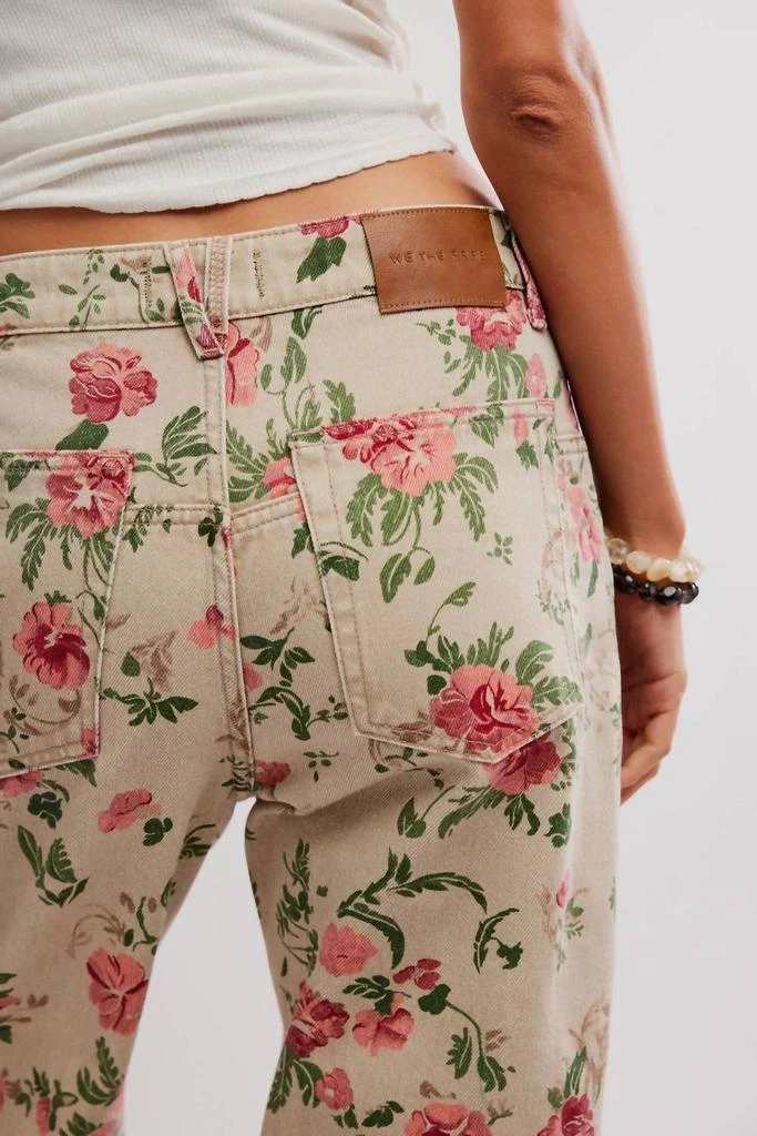Free People Free People - Deep Trance Wall Paper Floral Pants 2