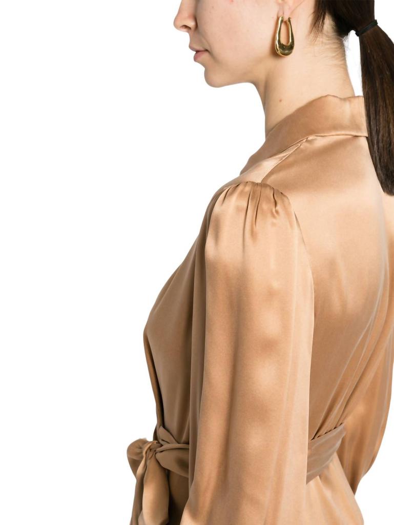 Zimmermann Silk Wrap Mini Dress