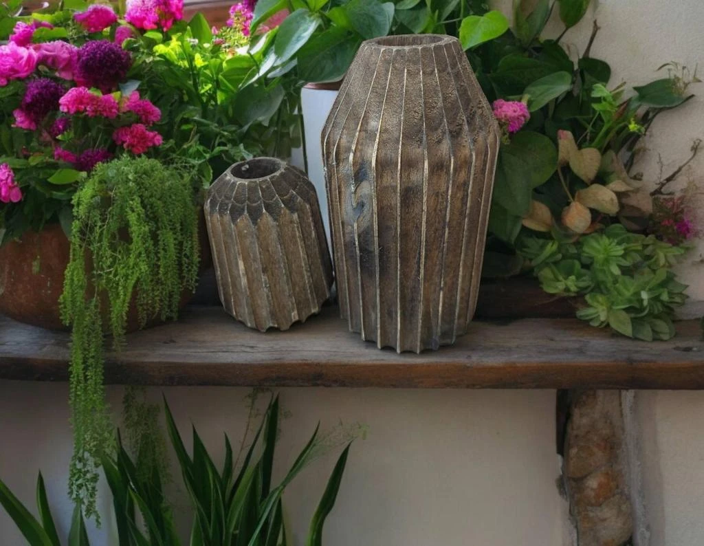 Calahalu Calahalu - Wooden Decorative Vases