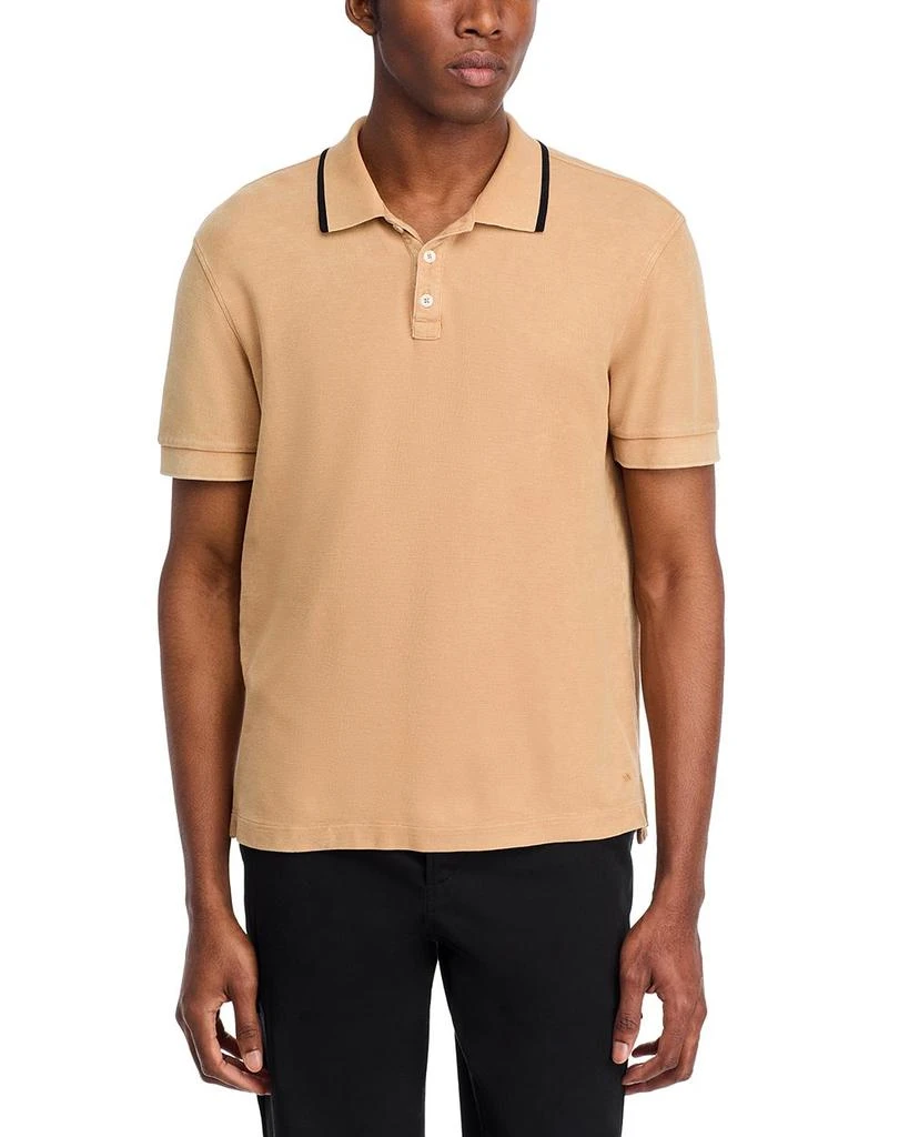 ATM Anthony Thomas Melillo Tipped Pique Polo Shirt 1