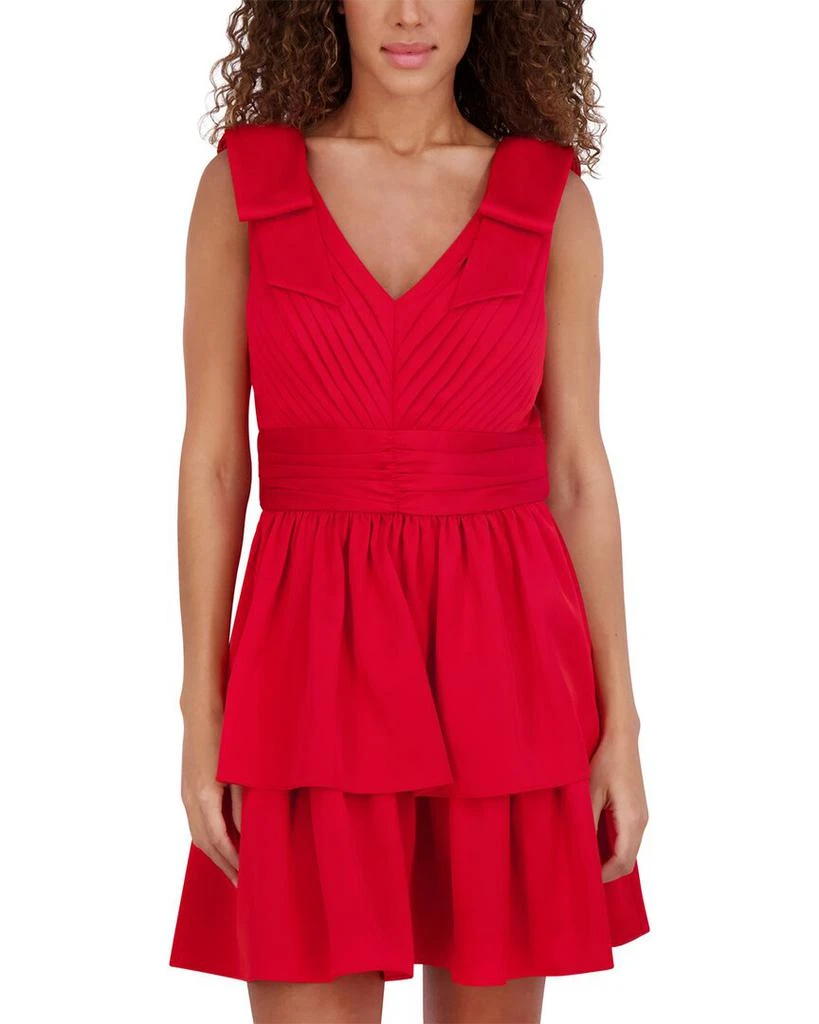 Kensie Matte Satin Mini Dress 1