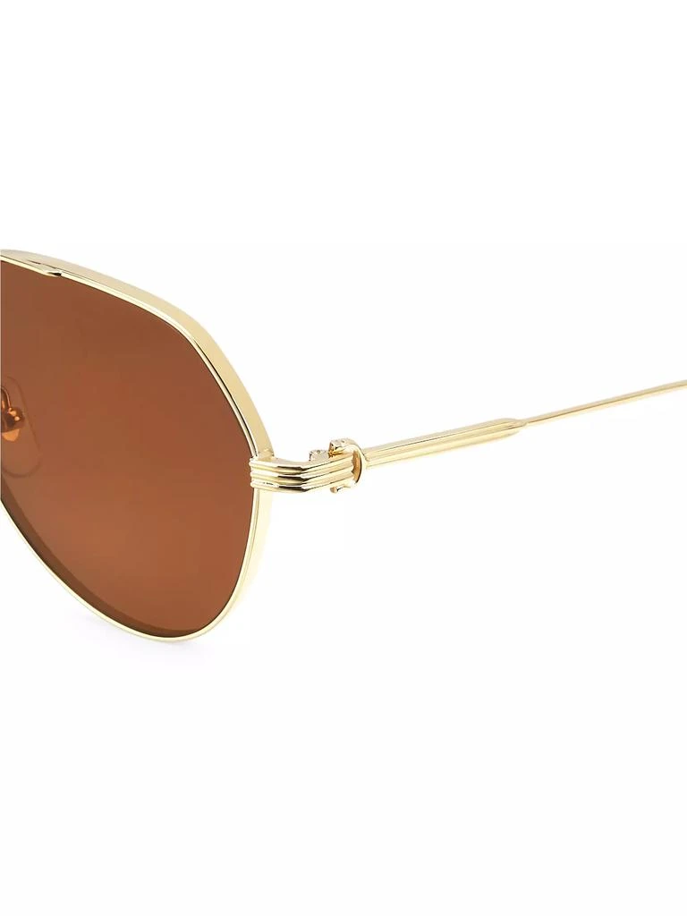 Cartier 61MM Aviator Sunglasses 3