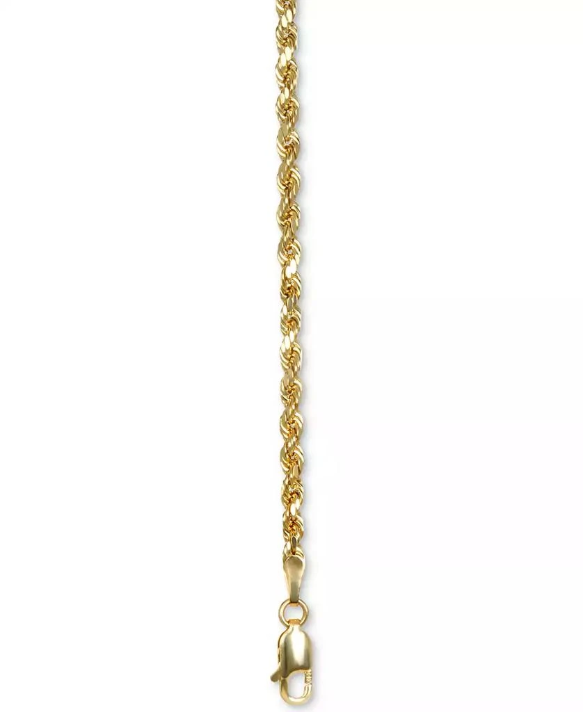 Italian Gold Forza Rope Chain 28" Necklace (2-3/4mm) in 14k Gold 4