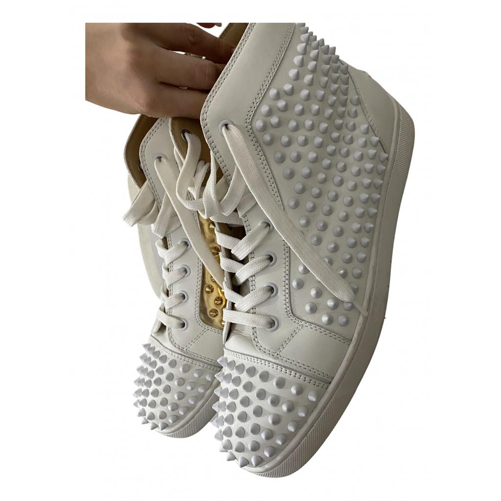 Christian Louboutin Christian Louboutin Louis leather high trainers