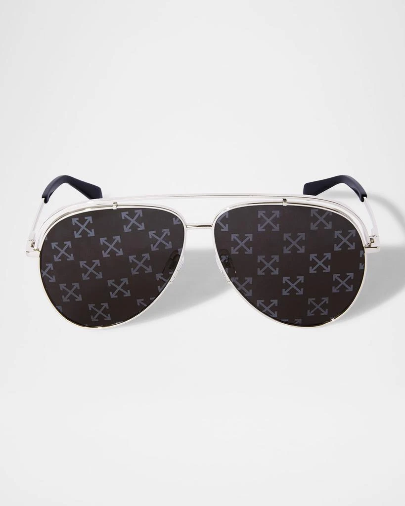 Shop LAWTON Dark Grey Square Unisex Sunglasses OERI109 1307  display picture 1