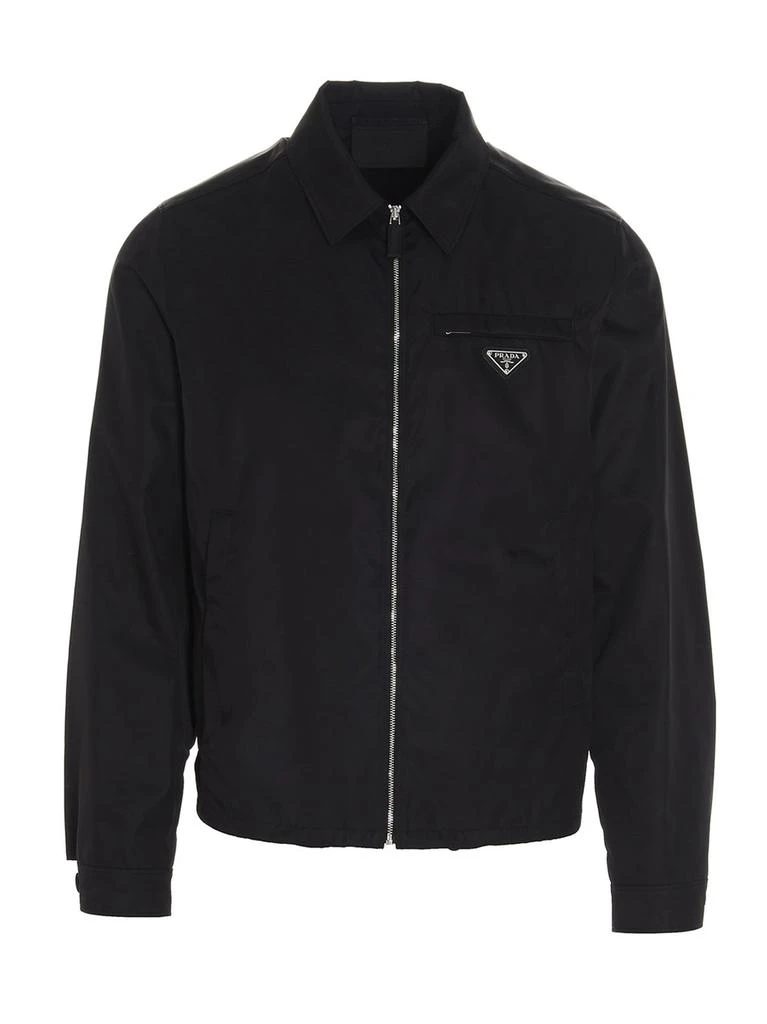 Prada Prada Logo Patch Blouson Jacket 1