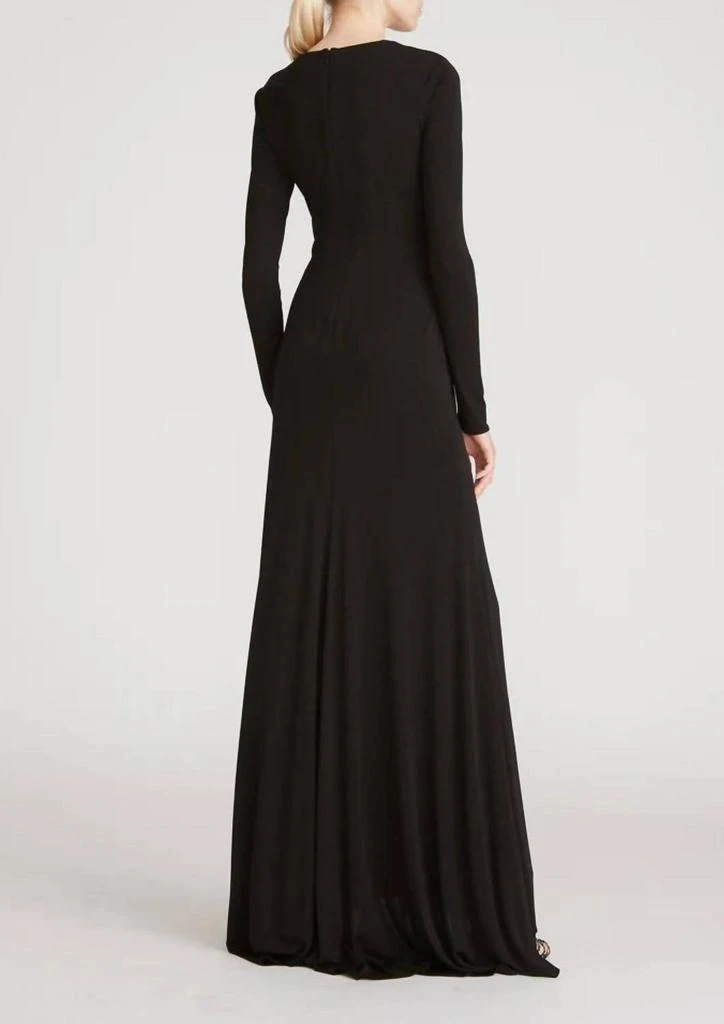 Halston Heritage ANDIE MATTE JERSEY TWIST GOWN 2