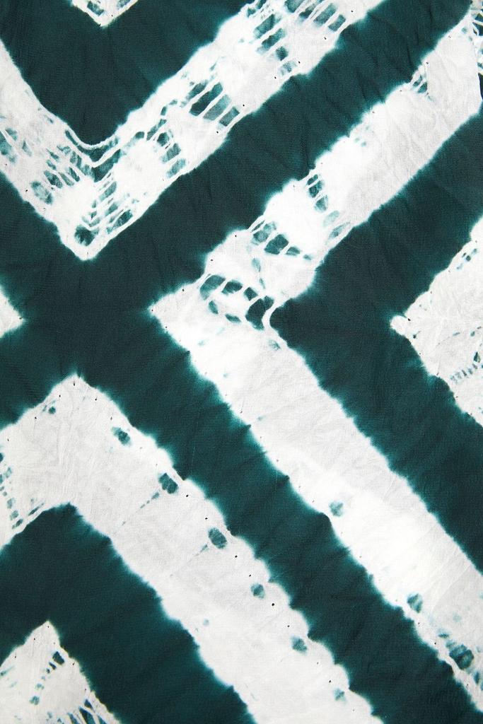 Eskandar Tie-dyed silk scarf