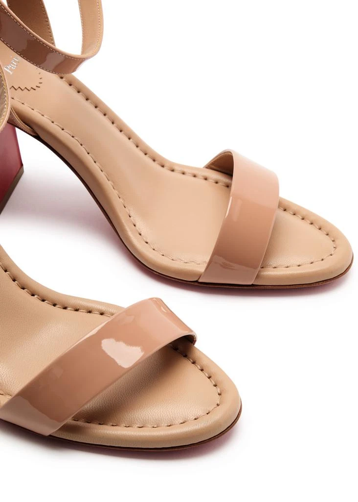 Christian Louboutin Miss Sabina 85 patent leather sandals 3