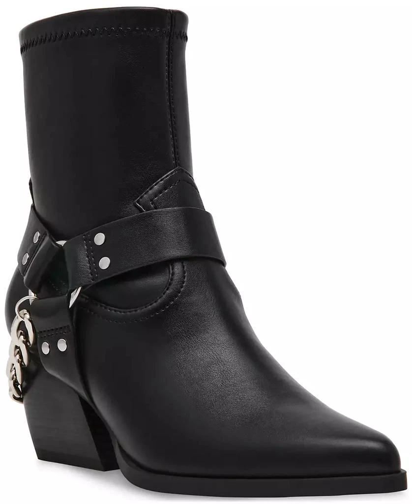 DV Dolce Vita Women's Keeler Harness Moto Engineer Chain Heeled Boots 1