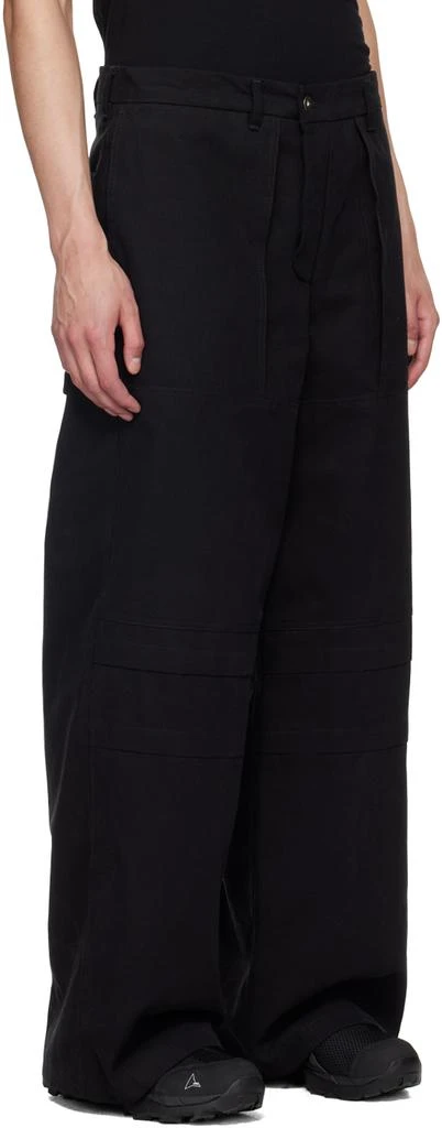 BRYAN JIMENÈZ SSENSE Exclusive Black Pleat Trousers 2