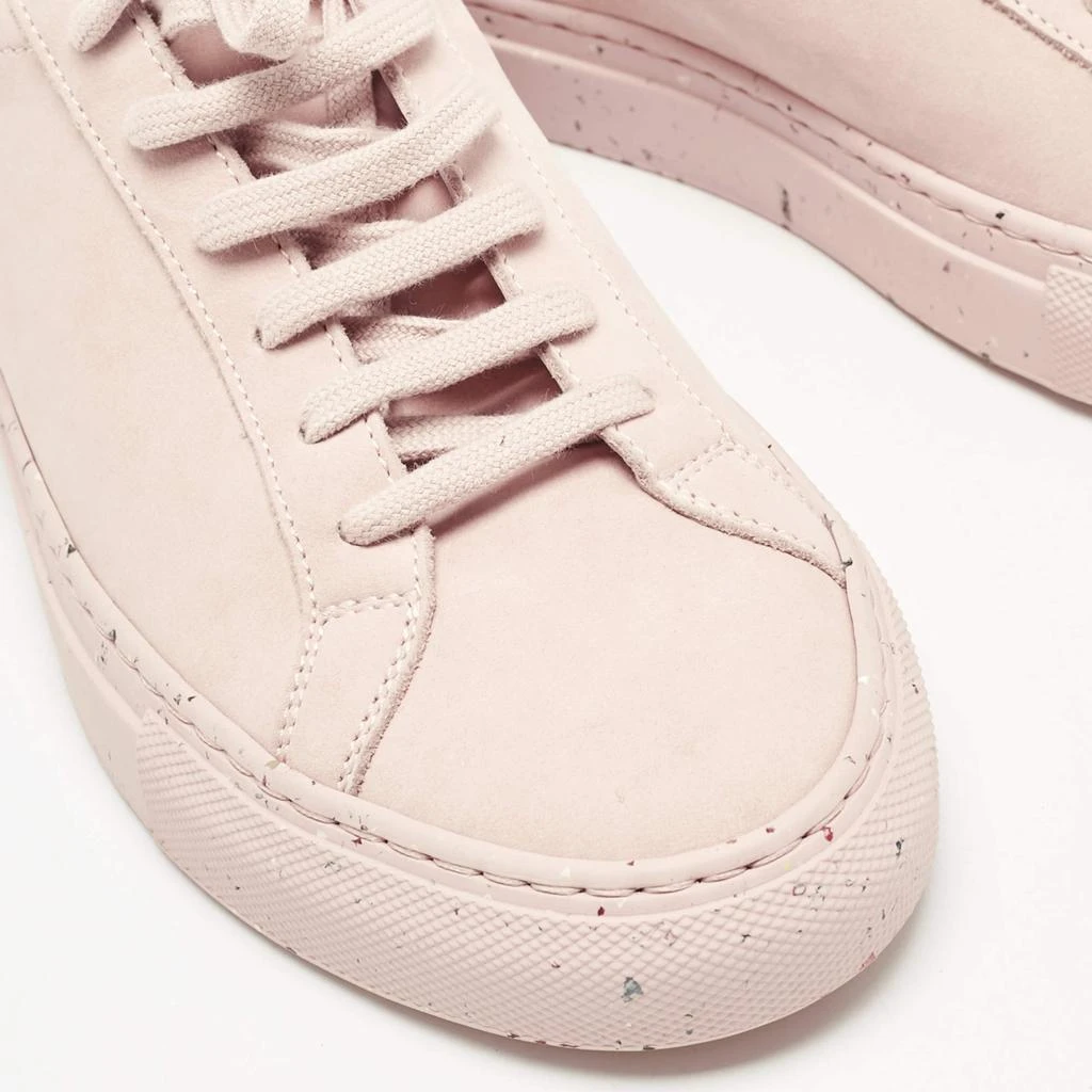 Common Projects Common Projects Blush Pink Nubuck Leather Achilles Low Top Sneakers Size 37 7