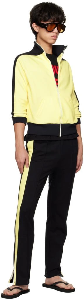 Alled-Martinez Black & Yellow Paneled Track Jacket 5