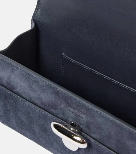 SAVETTE Symmetry Pochette suede tote bag 3