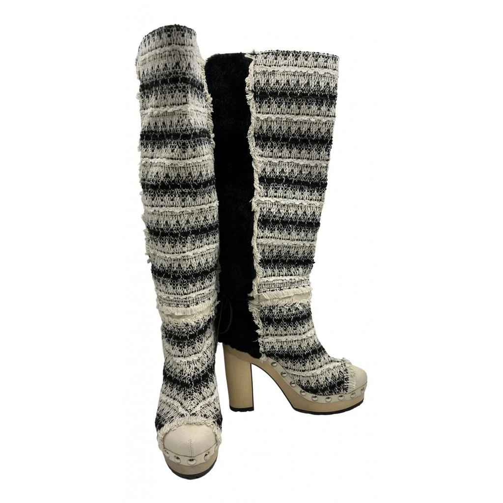 Chanel Chanel Tweed boots 1