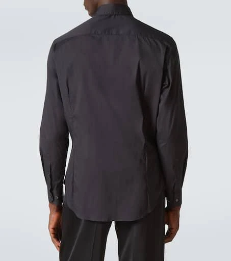 Giorgio Armani Cotton-blend poplin shirt 4