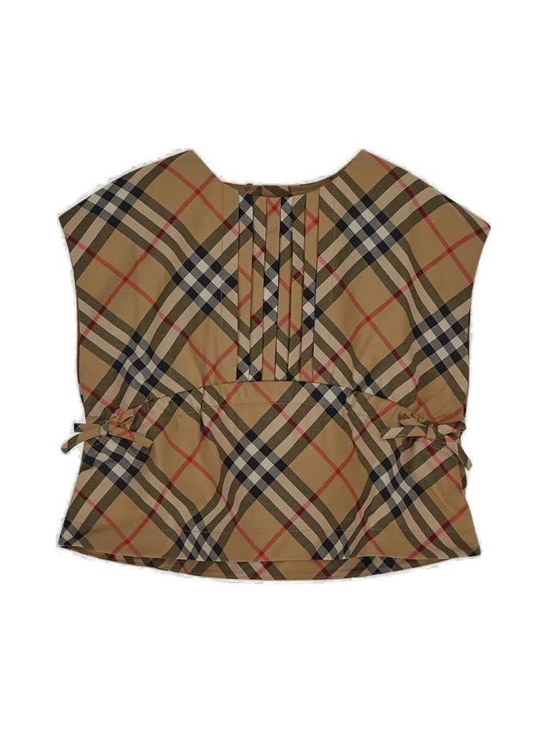 Burberry Burberry Kids Checked Stretch Top 1