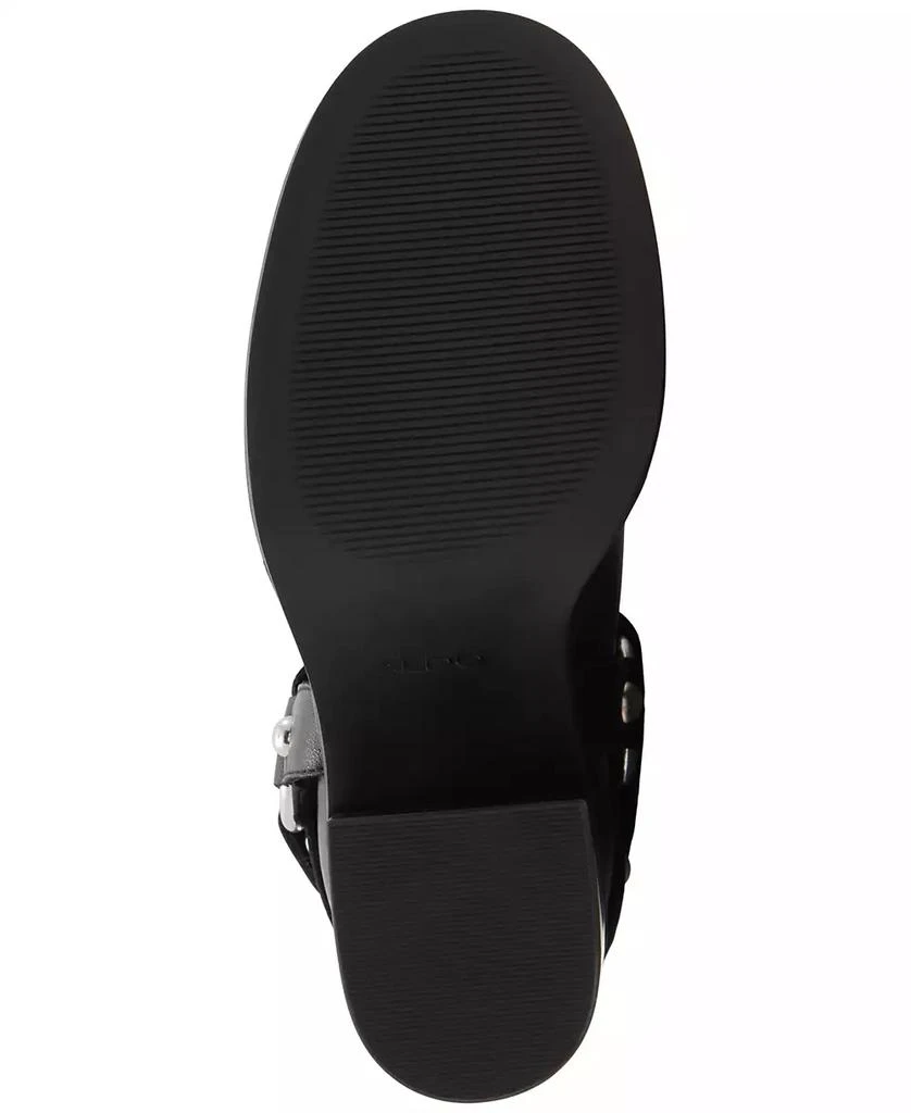 ALDO Women's Albai Motorcycle Stud Ankle Booties 5