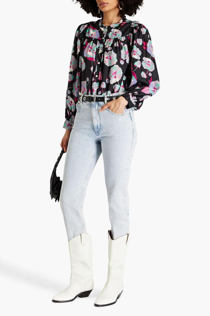 Isabel Marant Ritonea floral-print silk shirt